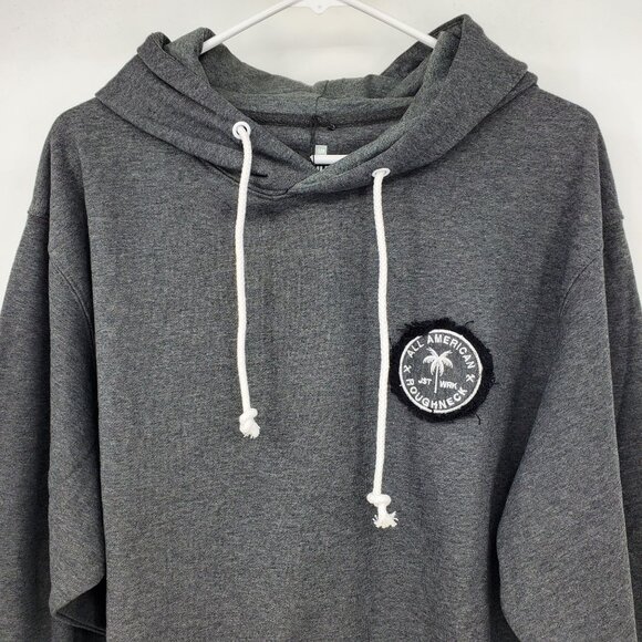 NWT All American Roughneck Here To Work Easy Living French Terry Hoodie Small - Picture 12 of 12